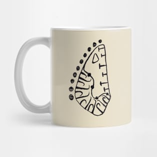 Abstract Drawing - 7 (Black) Mug